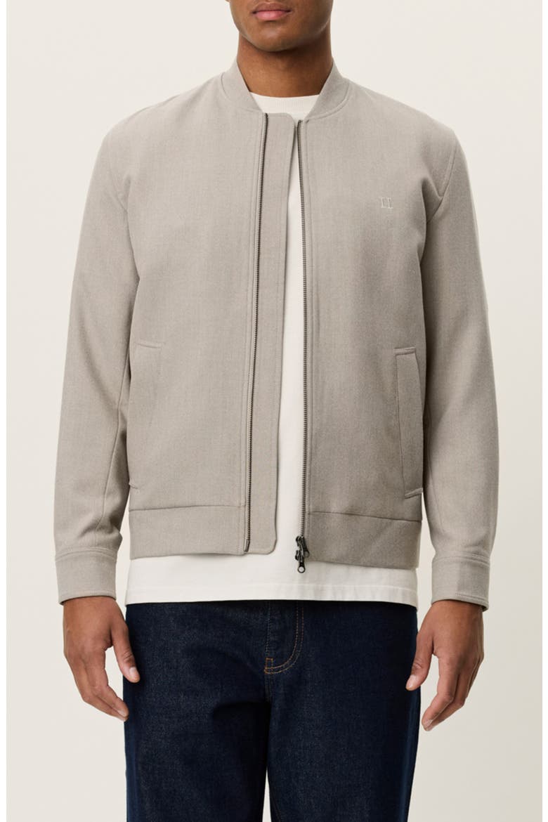 Como Solid Bomber Jacket, Main, color, LAUREL OAK SAND