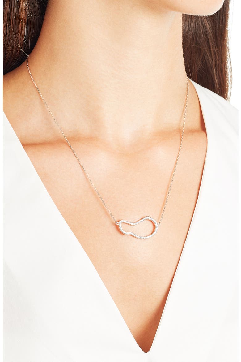 Small Pod Diamond Necklace (Nordstrom Exclusive), Alternate, color, GOLD