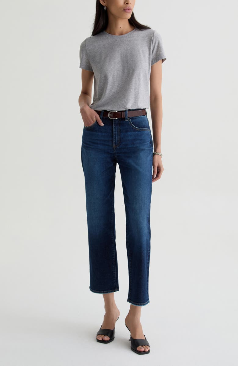 AG Brinley Mid Rise Crop Straight Leg Jeans, Alternate, color, Outspoken