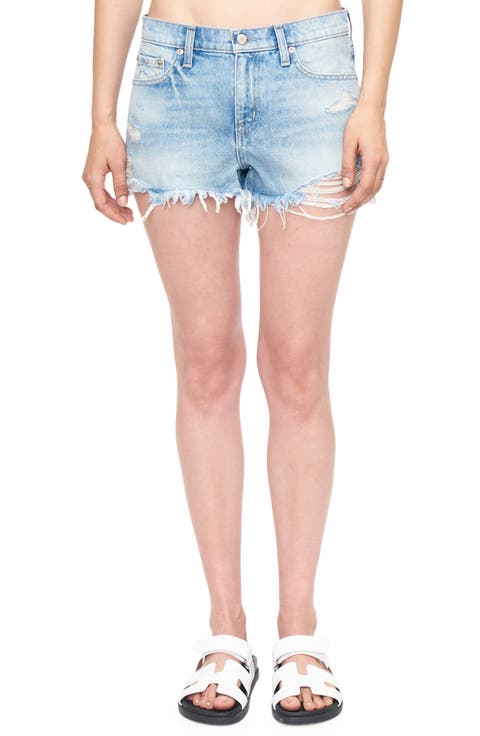 Gigi Cutoff Denim Shorts (Ohana Distressed)
