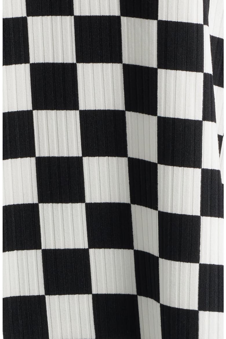 Malone Rib Oversize T-Shirt & Biker Shorts Set, Alternate, color, BLACK/ WHITE
