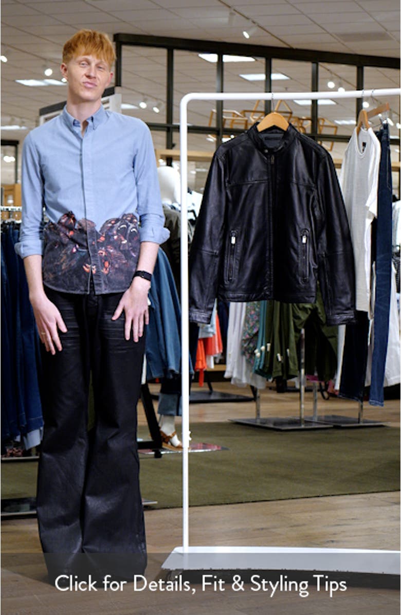 Leather Biker Jacket, sales video thumbnail