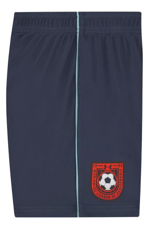 Under Armour Performance Tech T-shirt & Mesh Shorts Set In Stream