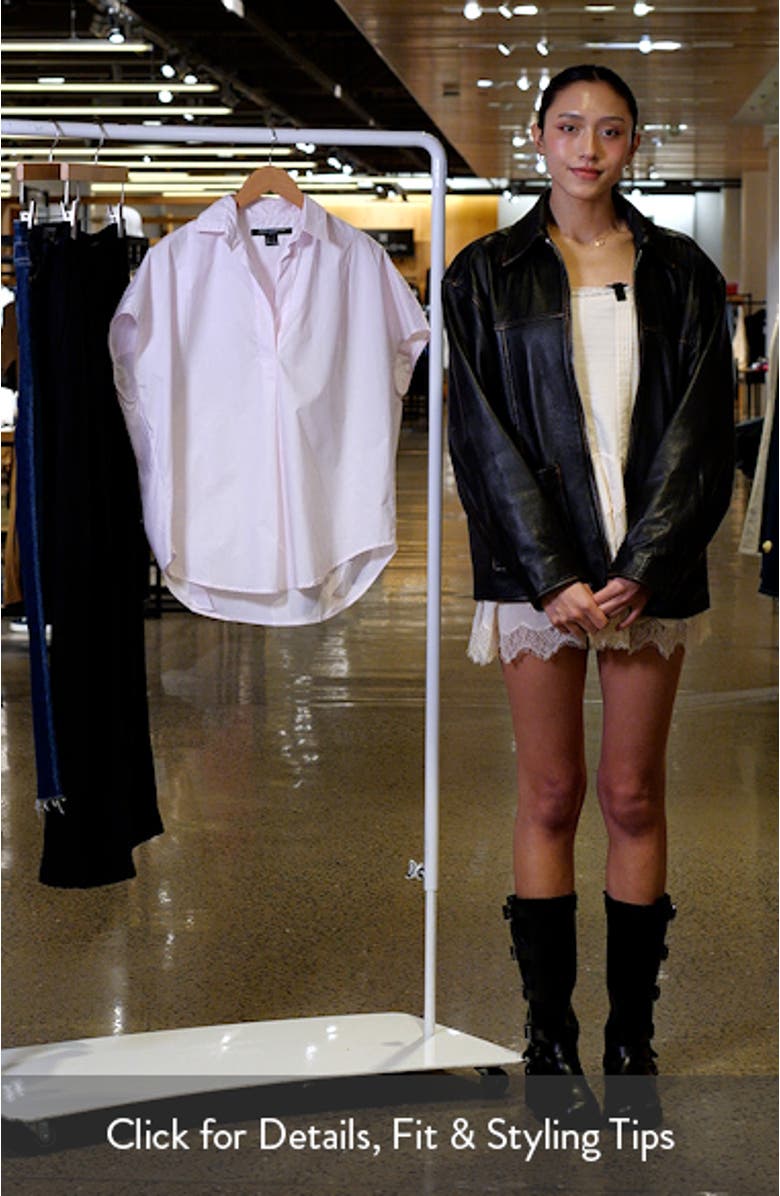 Cele Rhodes Cotton Poplin Top, sales video thumbnail