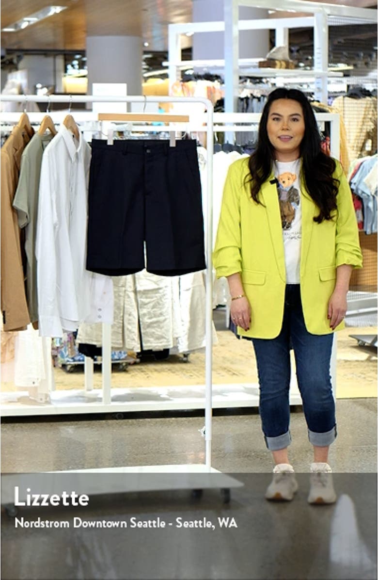 Flat Front Shorts, sales video thumbnail