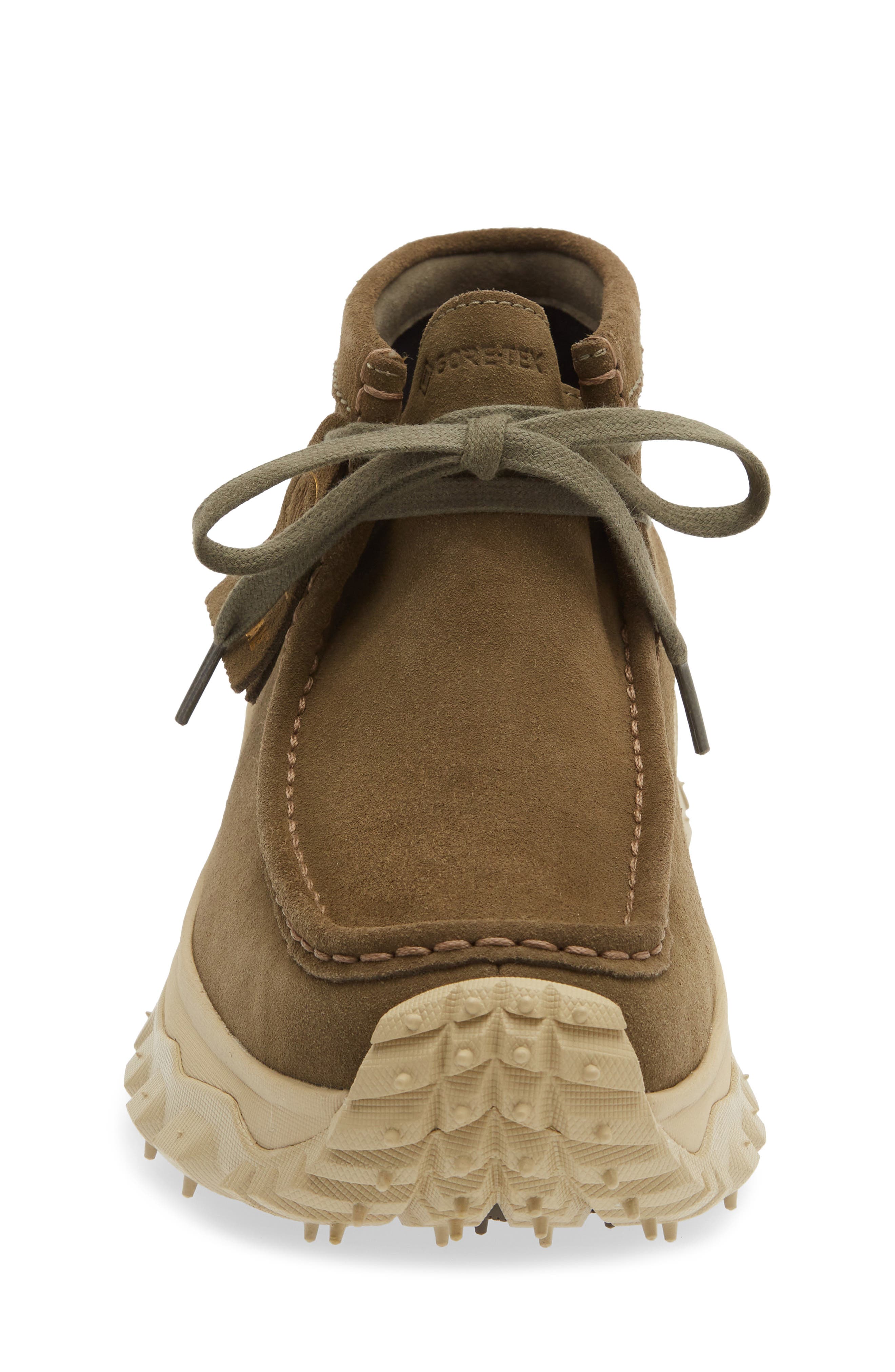 x Clarks Originals Trailgrip Wallabee Suede Boot, Alternate, color, MID BRONZE GREEN