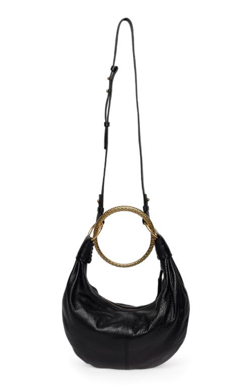 Walter Baker Jane Leather Mini Hobo In Oyster
