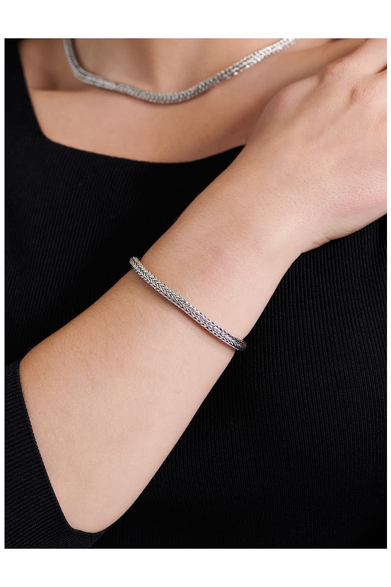 Sterling Silver Chain Bracelet, Alternate, color, SILVER