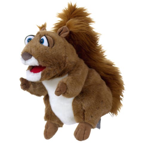 Dee The Brown Squirrel 12 Inch Plush Hand Puppet