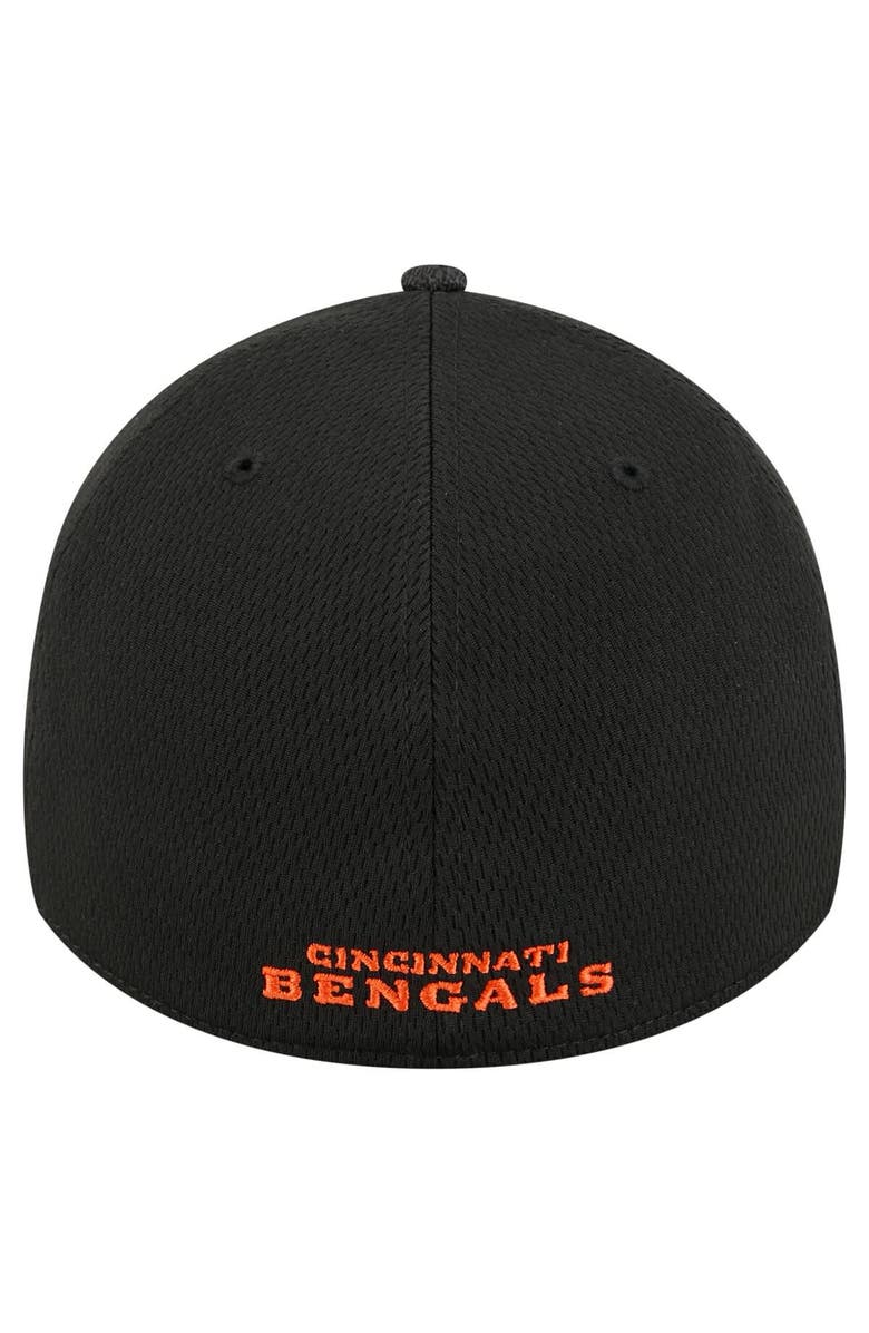 New Era Men's New Era Black Cincinnati Bengals Visor Hit 39THIRTY Flex Hat, Alternate, color, Black