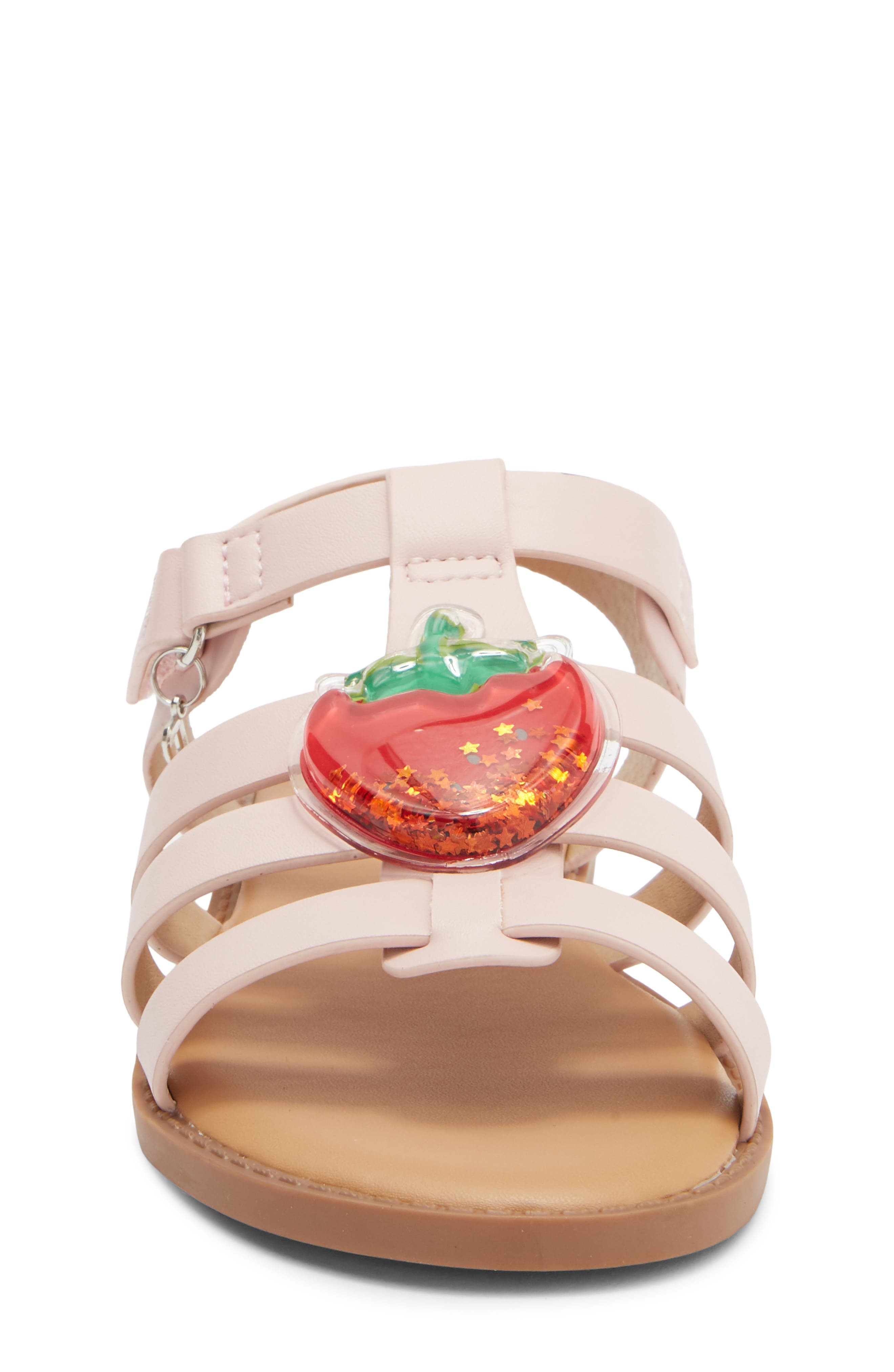 bebe Kids' Strawberry Sandal, Alternate, color, Blush