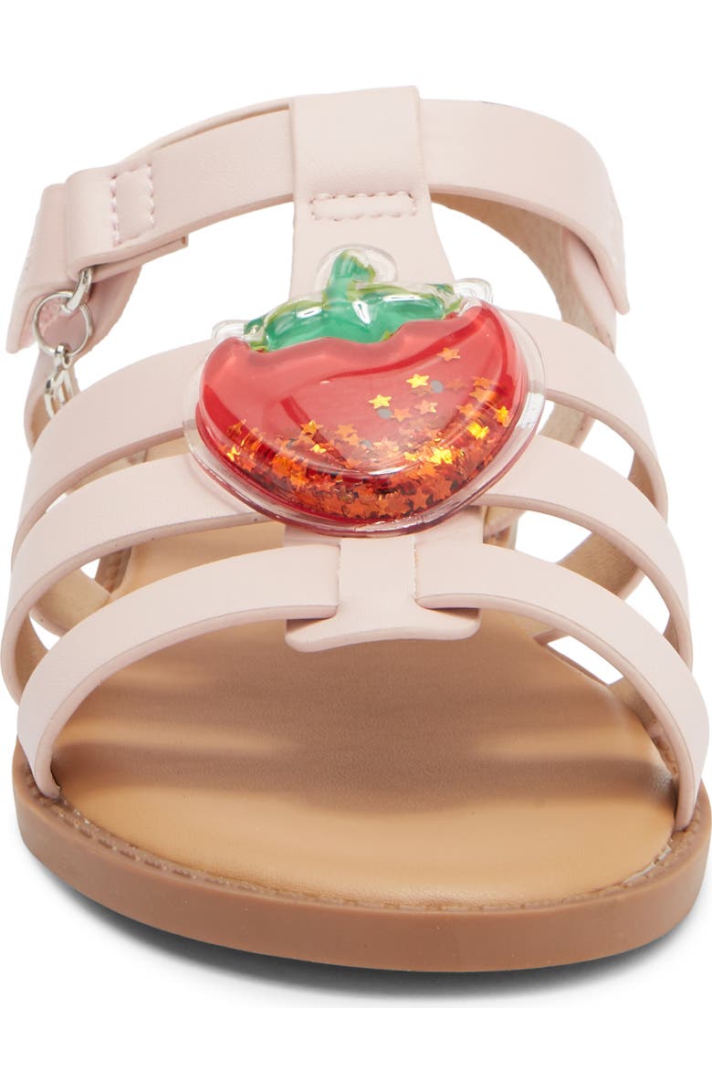 bebe Kids' Strawberry Sandal, Alternate, color, Blush