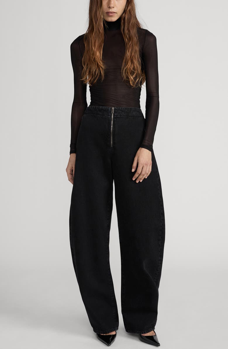 FRAME The Zip Straight Leg Jeans, Alternate, color, Sutro