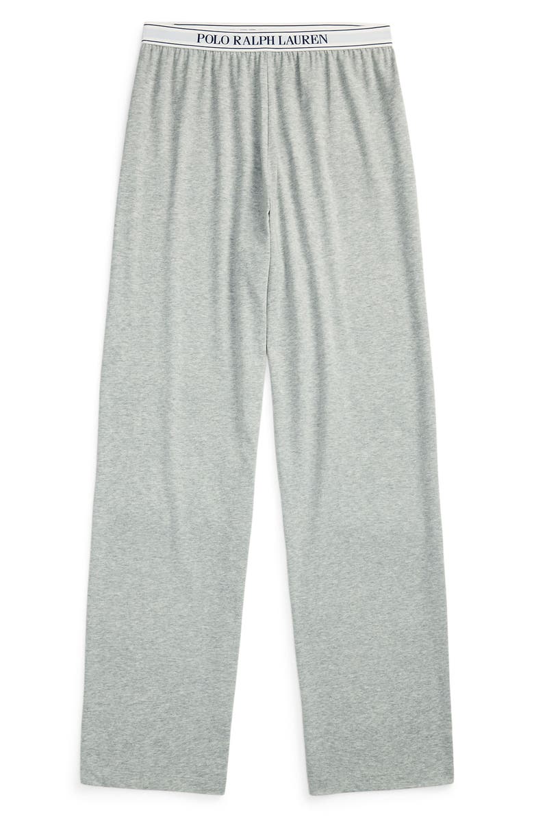 Polo Ralph Lauren Cotton Blend Jersey Pajama Pants, Alternate, color, Heather Grey
