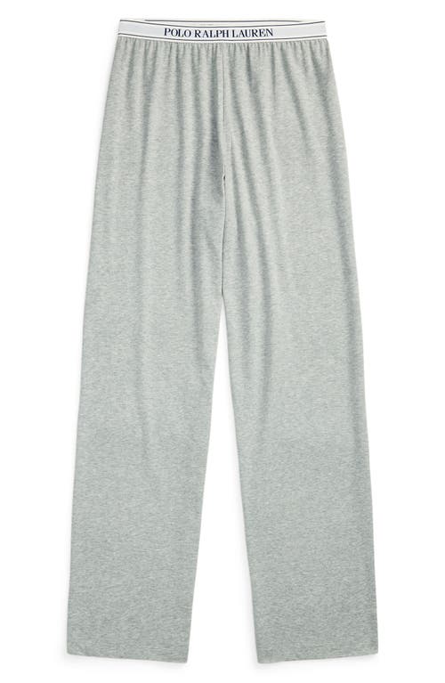 Polo Ralph Lauren Cotton Blend Jersey Pajama Pants In Gray