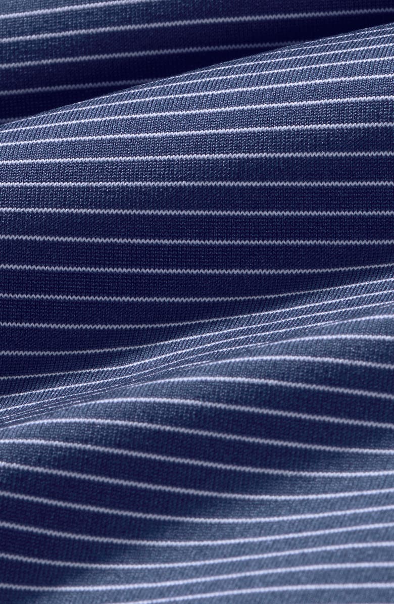 Mizzen+Main Versa Trim Fit Cobalt Balanced Stripe Polo, Alternate, color, Cobalt Balanced Stripe