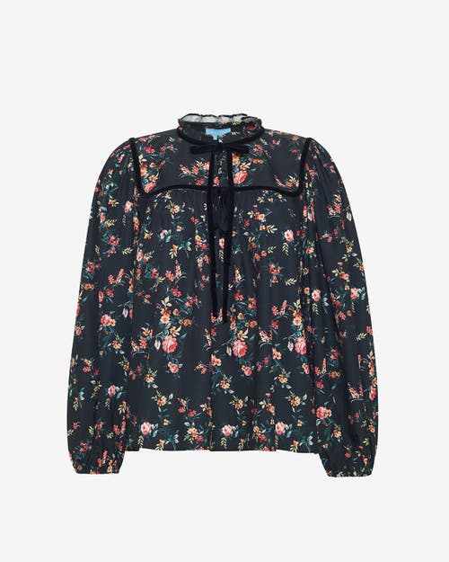 Draper James Long-sleeve Top In Multi