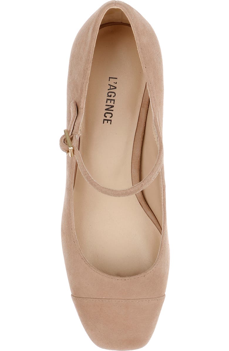 L'AGENCE Lilles Platform Pump, Alternate, color, Cappuccino Suede