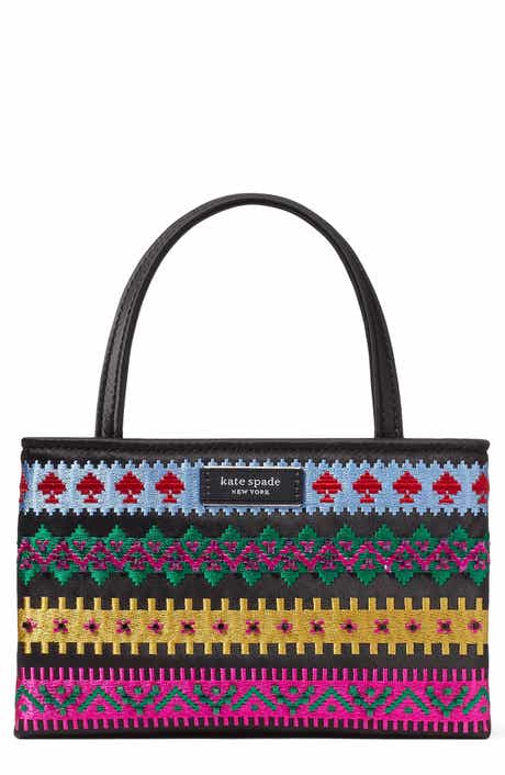 Kate Spade New York sam icon carnival fairisle embroidered crossbody bag