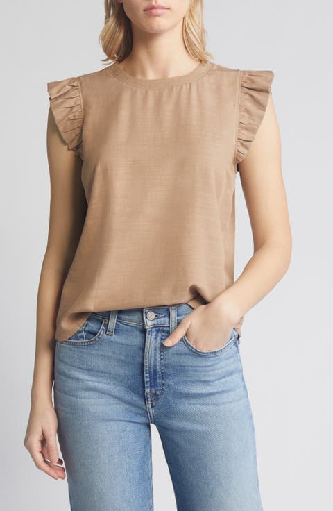 Ruffle Sleeve Top