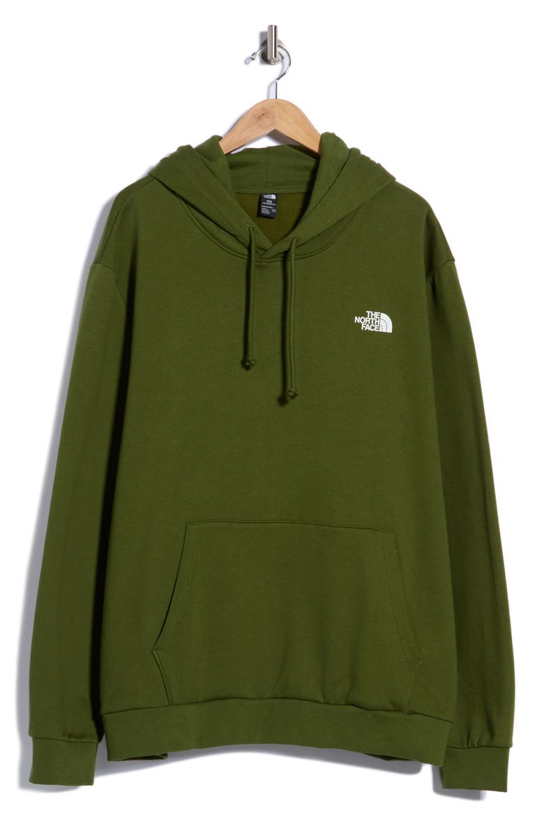 Evolution Box Camo Fill Hoodie, Main, color, WOODLAND GREEN