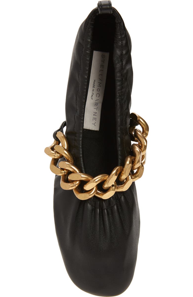 Stella McCartney Falabella Chain Ballet Flat, Alternate, color,