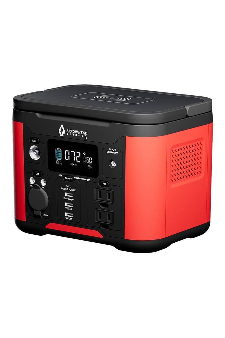 Outdoor 296W Portable Power Station, Main, color, RED