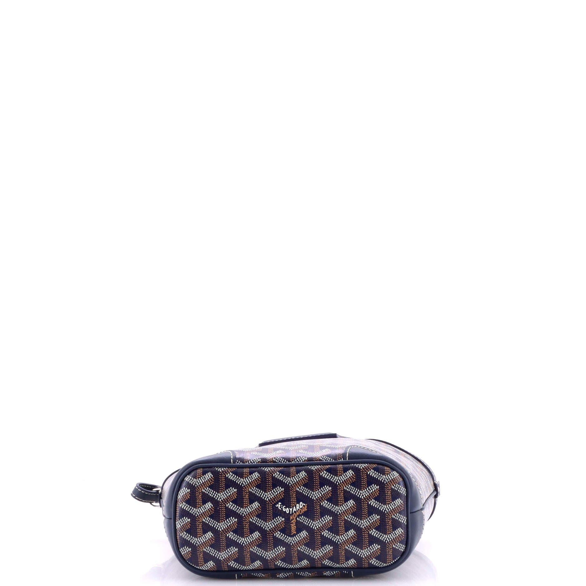 Pre-Owned Goyard Beluga Bag Coated Canvas Mini, Alternate, color, Blue