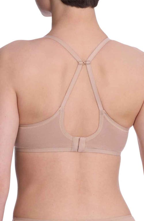 Natori Bliss Cotton Covertible T-shirt Bra In Cafe