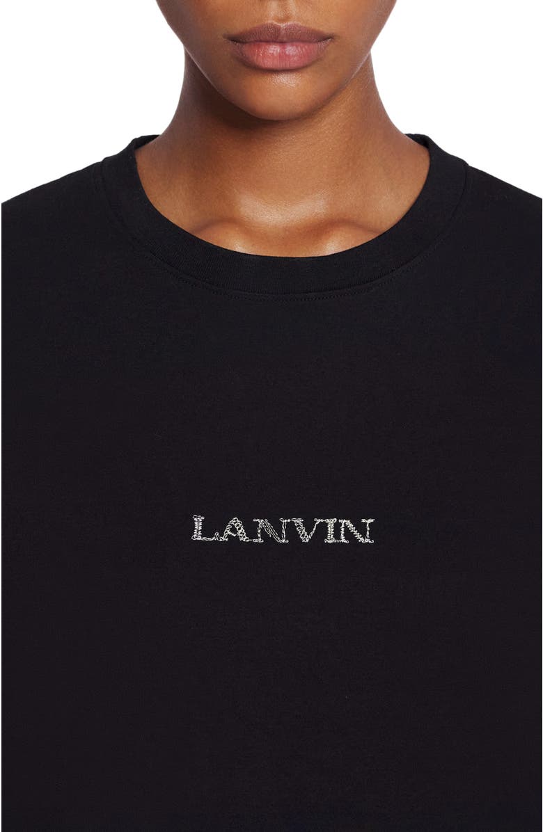 Lanvin Unisex Lanvin Logo T-Shirt, Alternate, color, Black