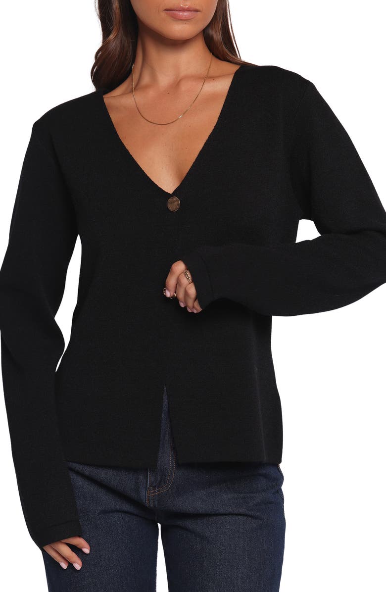 Petal & Pup Jett Cardigan, Alternate, color, Black