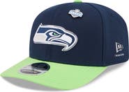 New Era Men's New Era College Navy/Neon Green Seattle Seahawks 2026 NFL Draft 9SEVENTY Adjustable Hat