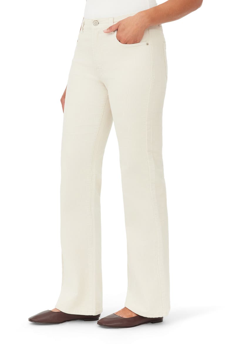 The Natalie High Waist Bootcut Corduroy Pants, Alternate, color, ALMOND MILK CORD