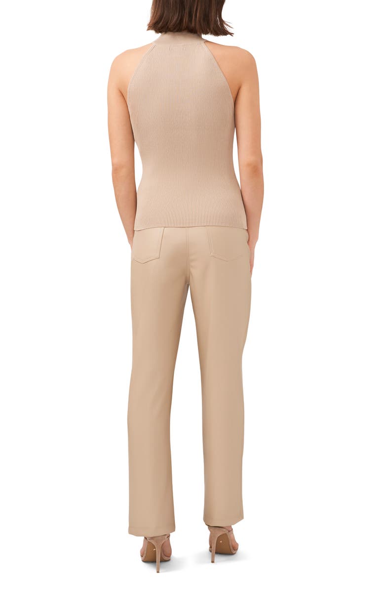 Halogen<sup>®</sup> 5-Pocket Faux Leather Pants, Alternate, color, Oxford Tan