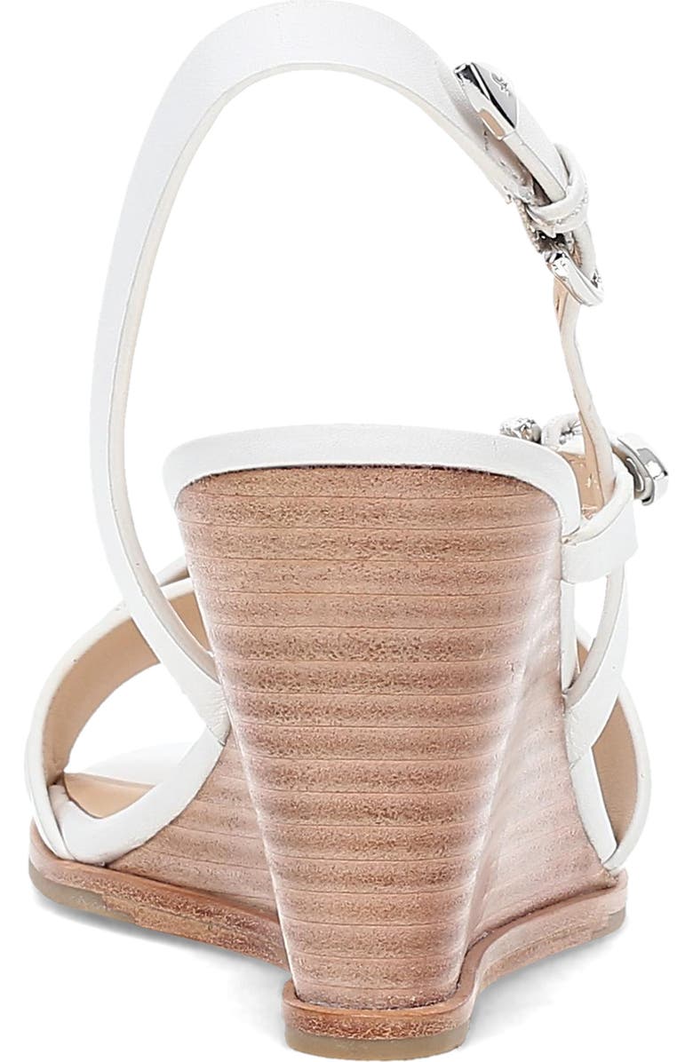 Frye Rachel Slingback Wedge Sandal, Alternate, color, White