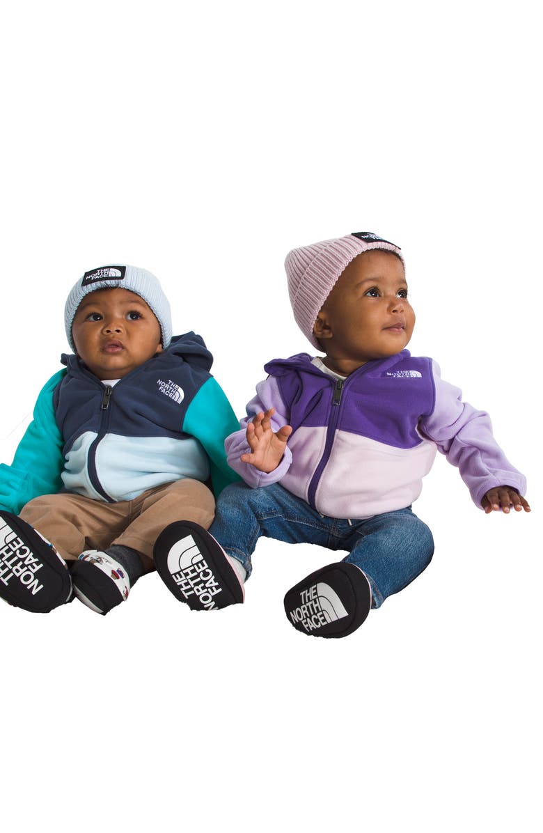 The North Face Kids' Glacier Zip Hoodie, Alternate, color, Peak Purple/ Lite Lilac/ Pale