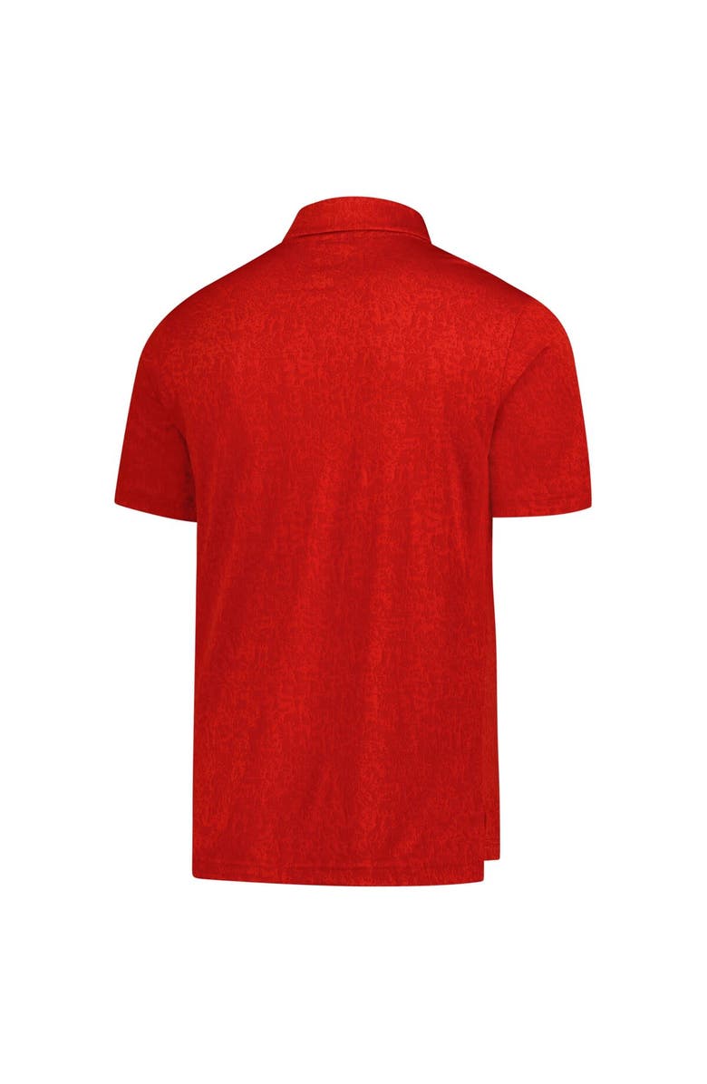 FANATICS Men's Fanatics Red Calgary Flames Authentic Pro Jacquard Polo, Alternate, color, Red