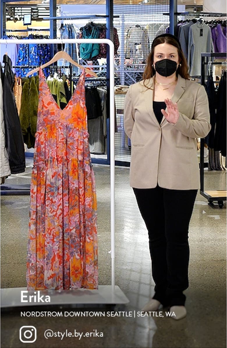 Julianna Floral Maxi Dress, sales video thumbnail