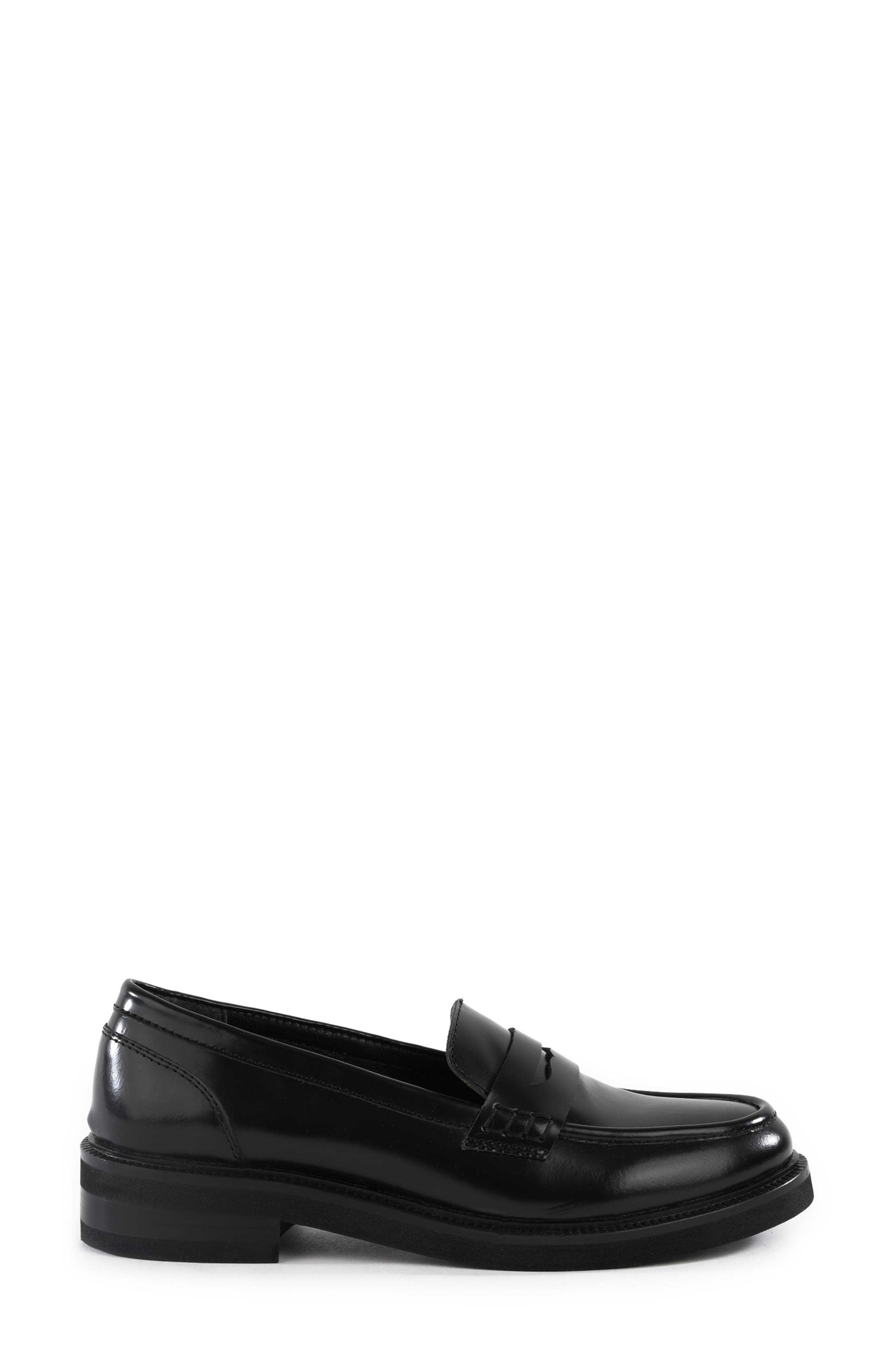 Seychelles Dover Penny Loafer, Alternate, color, Black