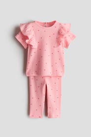H&M 2-piece Printed Cotton Set