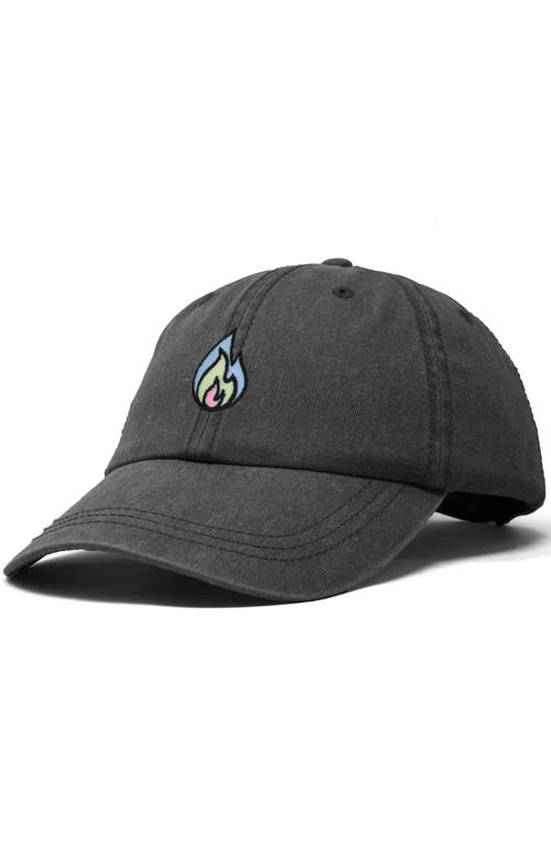 Dalix Fire Dad Hat In Washed Gray