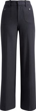 FRAME The Modernist Patch Pocket Pinstripe Pants