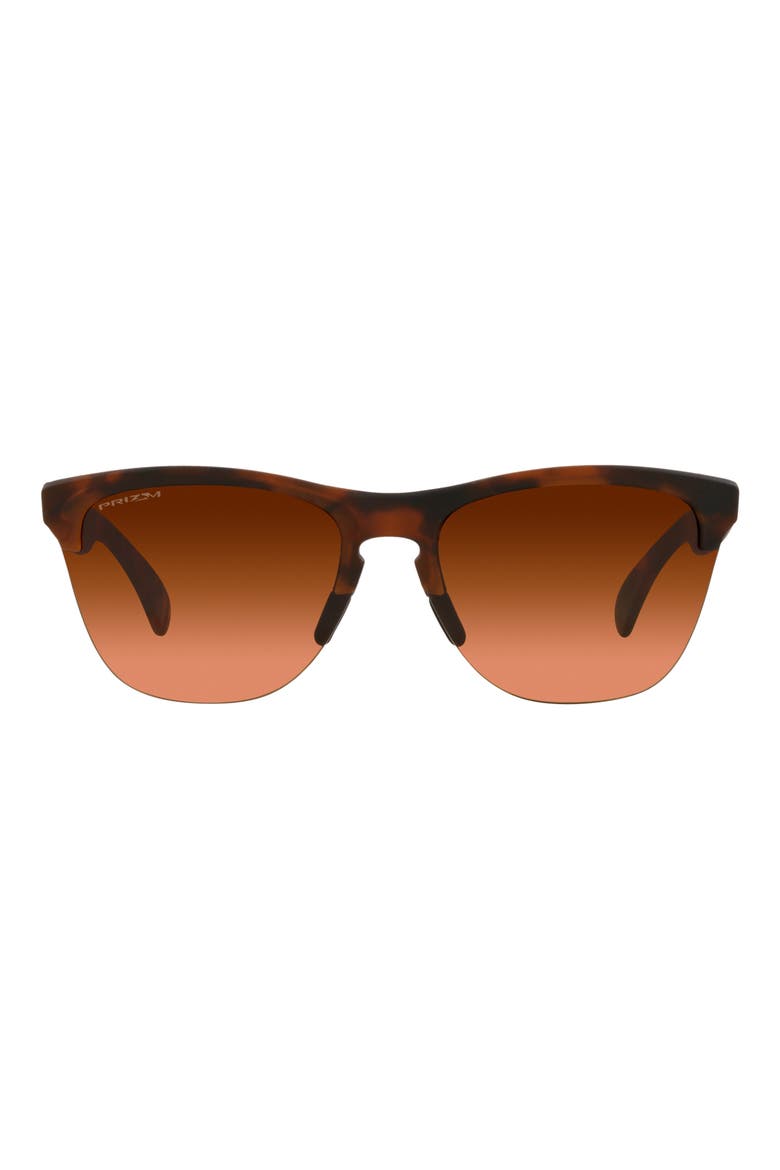 Frogskins Lite 63mm Gradient Oversized Round Sunglasses, Main, color, BROWN TORT