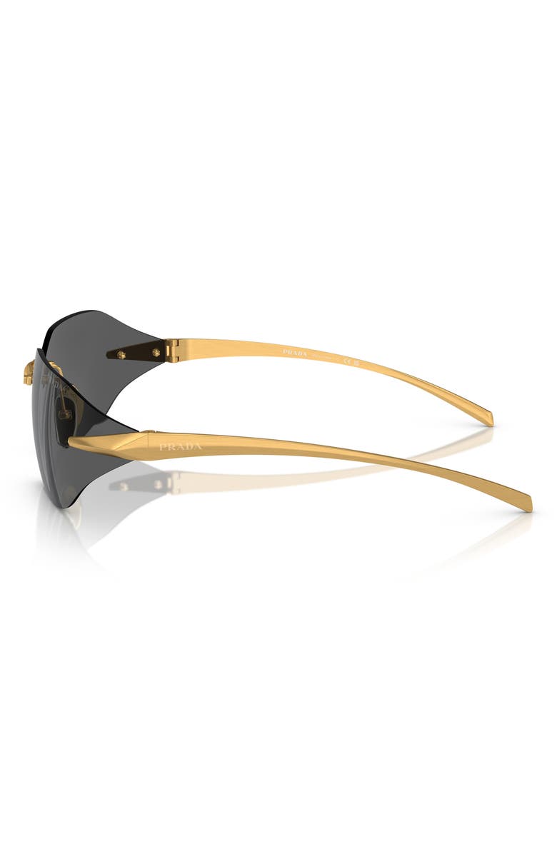 Prada 71mm Irregular Sunglasses, Alternate, color, 