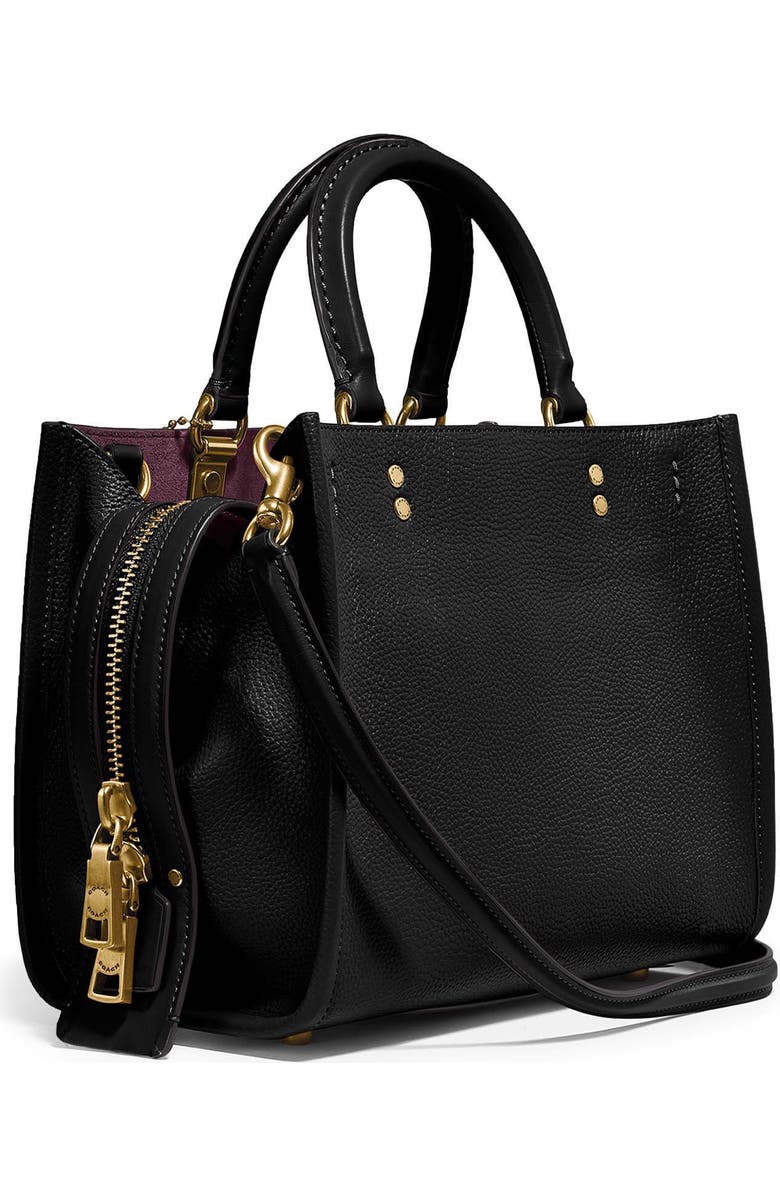COACH Rogue Pebble Leather Crossbody Bag, Alternate, color,