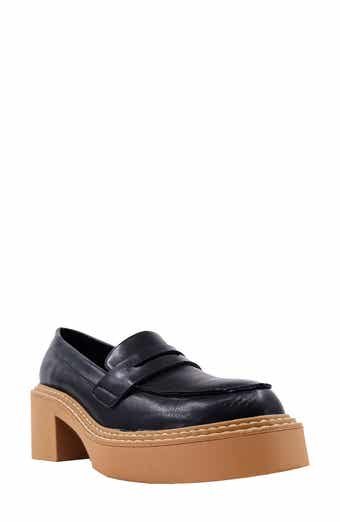SHUSHOP Tabatha Platform Penny Loafer