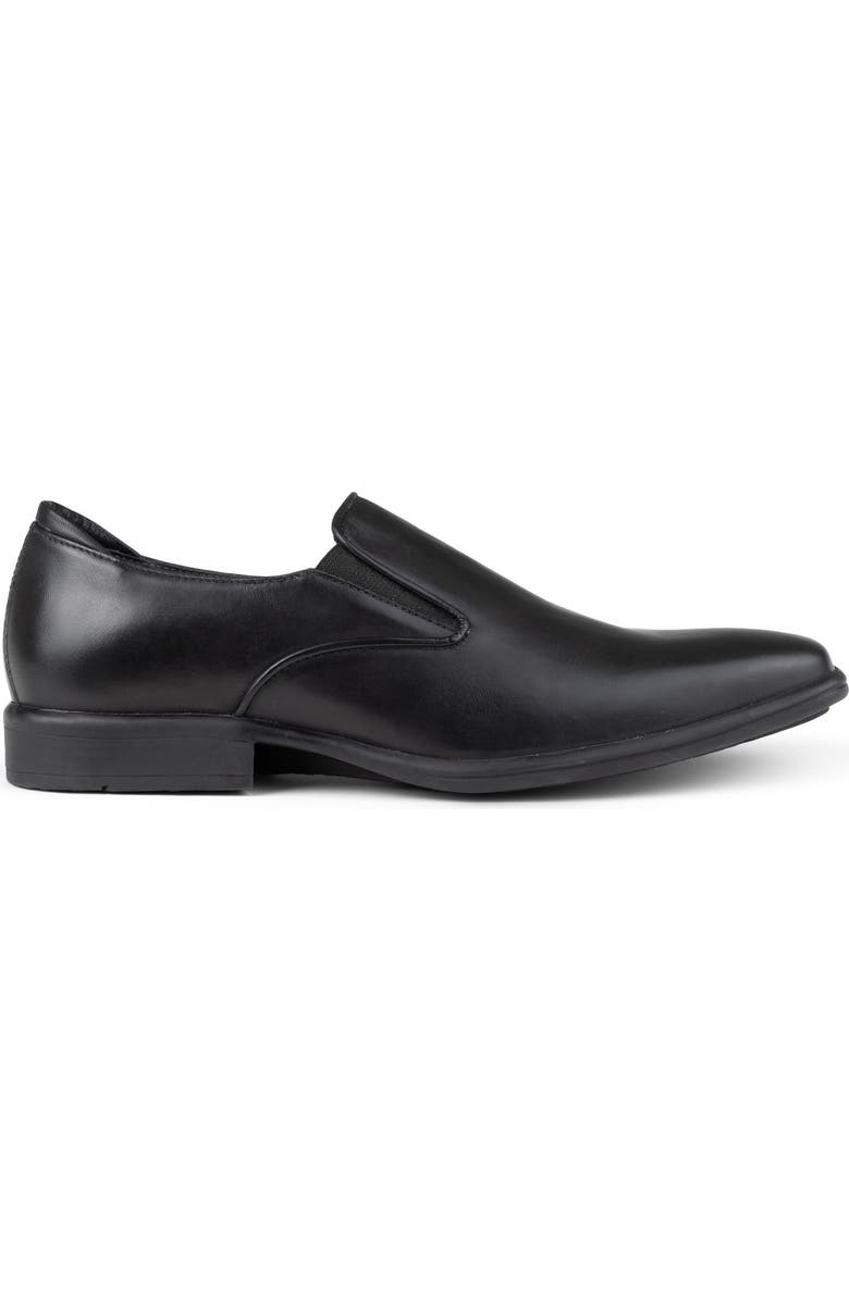Donald Pliner Leather Loafer, Alternate, color, Black