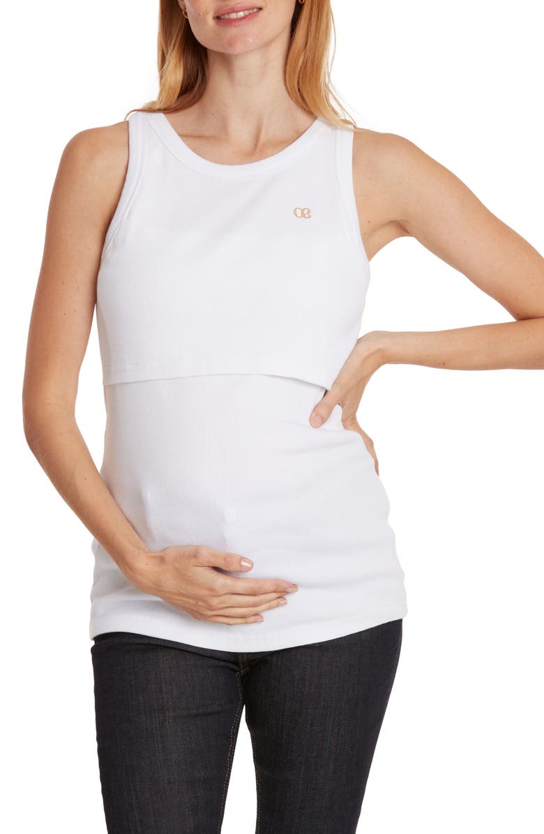 Cache Coeur Carnac Maternity/Nursing Tank Top, Main, color, 