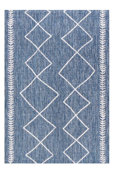 Derya  Diamond Trellis Indoor/Outdoor Area Rug