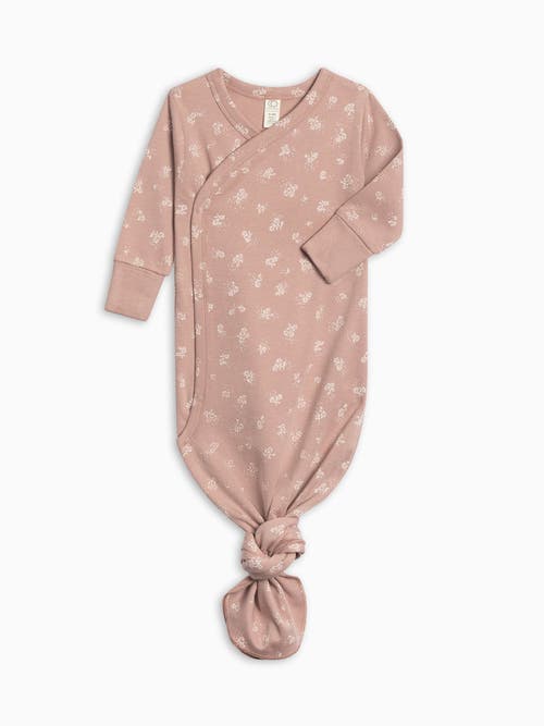 Colored Organics Kids' Organic Indy Kimono Gown In Pink